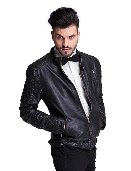 Modern Black Leather Suit – Avada Classic Shop